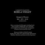 ROSE et VIOLET
