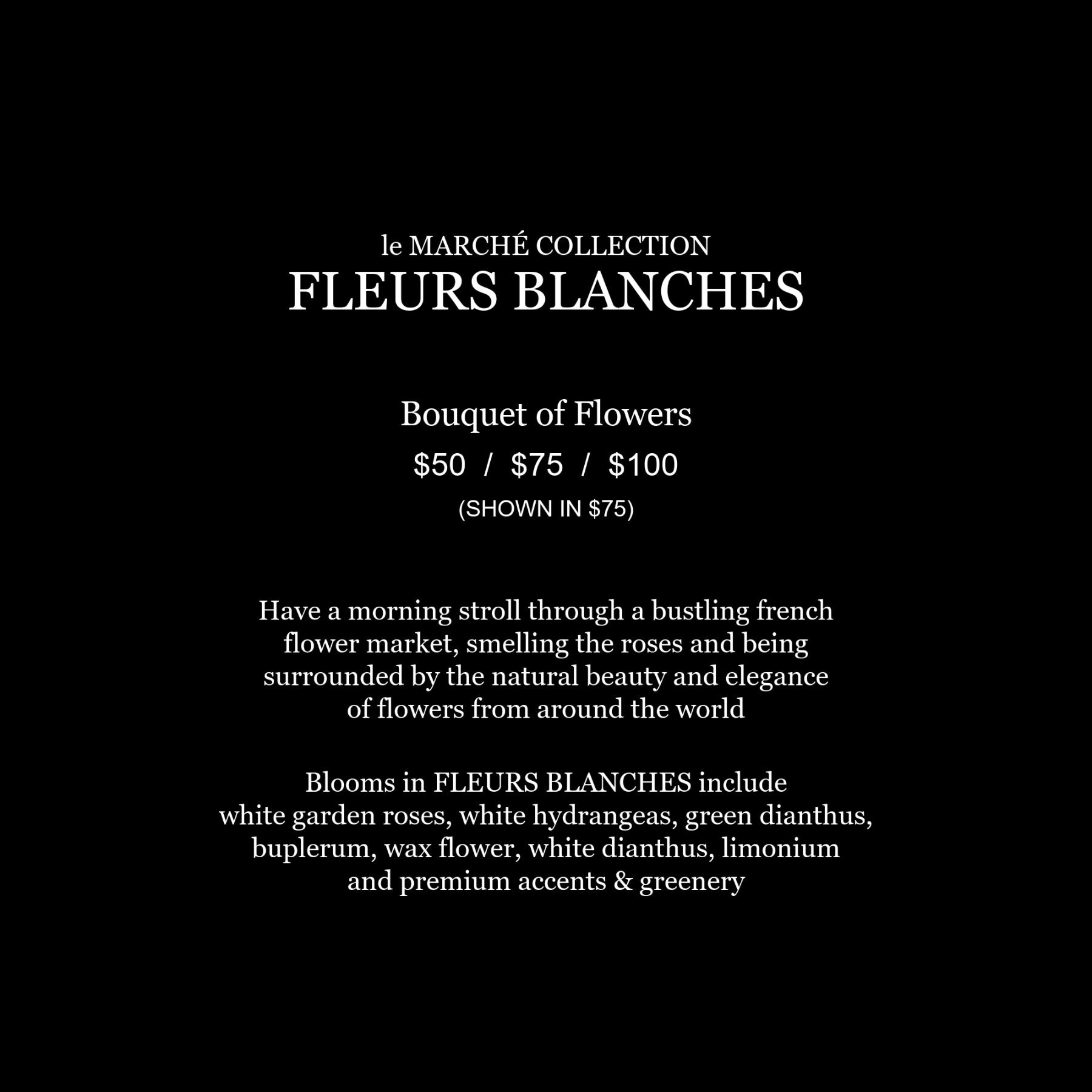 FLEURS BLANCHES