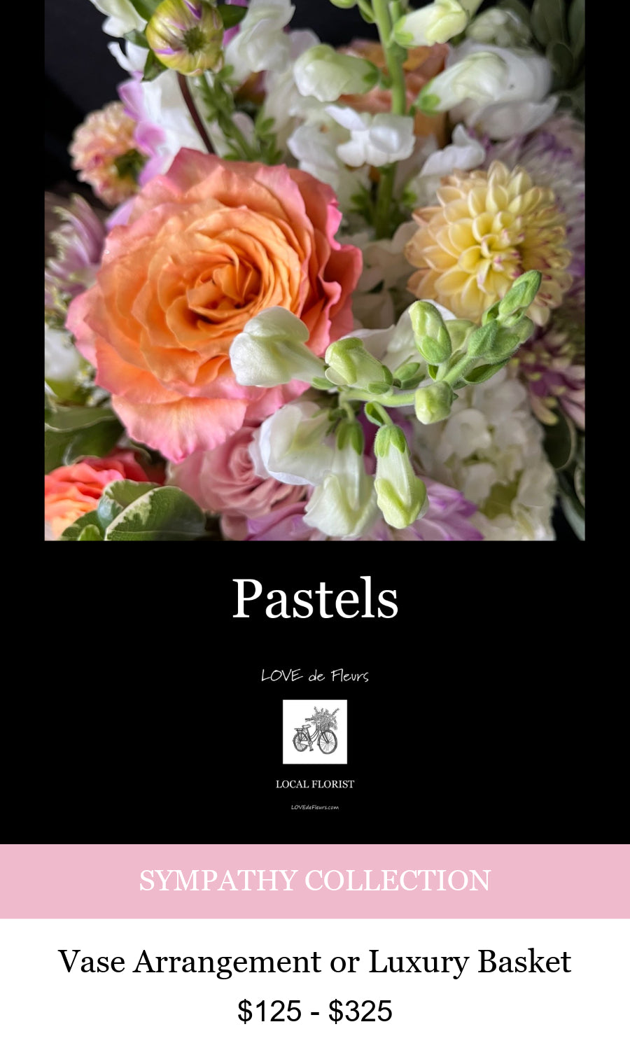 PASTEL SYMPATHY FLOWERS