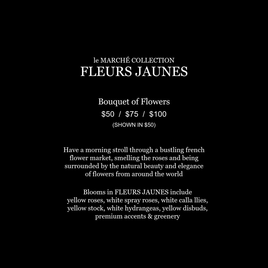 FLEURS JAUNES